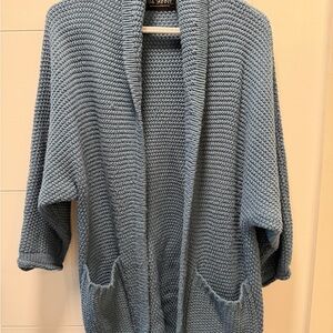 Shop the Skinny Denim Blue Erinn Knit Cardigan